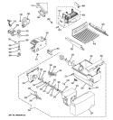 ICE MAKER & DISPENSER Diagram and Parts List for ESL22JFXJLB  General Electric Refrigerator