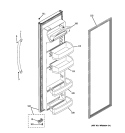 FRESH FOOD DOOR Diagram and Parts List for GSH25ISXJSS  General Electric Refrigerator
