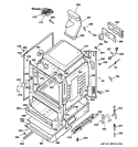 BODY PARTS Diagram and Parts List for RGB745DEP1WW  Hotpoint Range