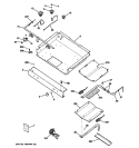 GAS & BURNER PARTS Diagram and Parts List for RGB790DEP1BB  Hotpoint Range