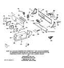 BACKSPLASH & COIN BOX ASSEMBLY Diagram and Parts List for WMCD2050J1WC  General Electric Washer