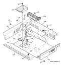 COOLING FAN Diagram and Parts List for JSP46DN1BB  General Electric Range