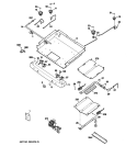 GAS & BURNER PARTS Diagram and Parts List for EGR2000EM5CC  General Electric Range