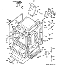 BODY PARTS Diagram and Parts List for EGR2000EM5CC  General Electric Range