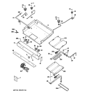 GAS & BURNER PARTS Diagram and Parts List for JGBP33SEM5SS  General Electric Range