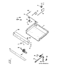 GAS & BURNER PARTS Diagram and Parts List for JGBS18MEN3BS  General Electric Range