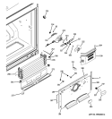 Part Location Diagram of WR17X12816 GE COVER EVAP