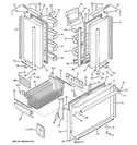 Part Location Diagram of WR17X12457 GE CAP TRIM Bottom