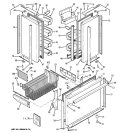 Part Location Diagram of WR12X10899 GE TRIM HANDLE FF Assembly