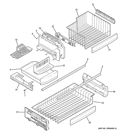 Part Location Diagram of WR17X12312 GE SHELF CHILLER 25