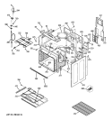 BODY PARTS Diagram and Parts List for PB920SP1SS  General Electric Range
