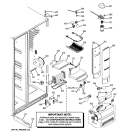Part Location Diagram of WR17X12614 GE COVER EVAP Assembly FF
