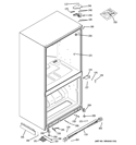 Part Location Diagram of WR13X10434 GE HINGE CLOSURE Assembly