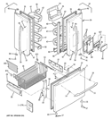 DOORS Diagram and Parts List for PFCE1NJWADBB  General Electric Refrigerator