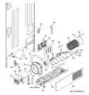 MACHINE COMPARTMENT Diagram and Parts List for PFSS5NFWASS  General Electric Refrigerator