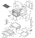 BODY PARTS Diagram and Parts List for PGS908SEM3SS  General Electric Range