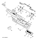 CONTROL PANEL Diagram and Parts List for PGS975SEM4SS  General Electric Range