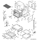 BODY PARTS Diagram and Parts List for PGS975SEM4SS  General Electric Range