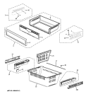 Part Location Diagram of WR32X10780 GE Assembly TRAY-FRE UPP