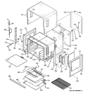 LOWER OVEN Diagram and Parts List for ZET2RM2SS  General Electric Wall Oven