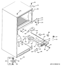 FRESH FOOD SECTION Diagram and Parts List for GTS18KCPXRCC  General Electric Refrigerator