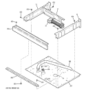 CENTER SPACER Diagram and Parts List for JTP35DP1WW  General Electric Wall Oven