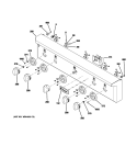 CONTROL PANEL Diagram and Parts List for ZGU364LDP2SS  General Electric Cooktop