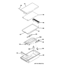 GRIDDLE ASSEMBLY Diagram and Parts List for ZGU364LDP2SS  General Electric Cooktop