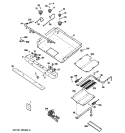 GAS & BURNER PARTS Diagram and Parts List for JGB300SEP2SS  General Electric Range