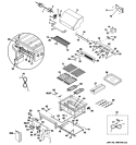 Part Location Diagram of WB18X10433 GE POWER CORD