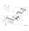 CONTROLS Diagram and Parts List for DCVH485EK0MS  General Electric Dryer