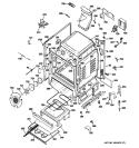 BODY PARTS Diagram and Parts List for PGB928SEM3SS  General Electric Range
