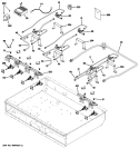 GAS & BURNER PARTS Diagram and Parts List for ZGU366LP1SS  General Electric Cooktop