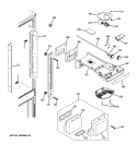 FRESH FOOD SECTION Diagram and Parts List for GBSC0HCXARBB  General Electric Refrigerator
