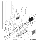 MACHINE COMPARTMENT Diagram and Parts List for GFSS2KEYCSS  General Electric Refrigerator