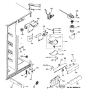 FRESH FOOD SECTION Diagram and Parts List for GSHF3KGXGCCC  General Electric Refrigerator