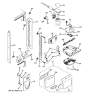 FRESH FOOD SECTION Diagram and Parts List for PFSF2MIYCWW  General Electric Refrigerator