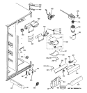 FRESH FOOD SECTION Diagram and Parts List for GSS23QGTL CC  General Electric Refrigerator