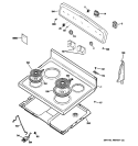 Part Location Diagram of WB36K10885 GE TRIM CONTROL