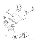 GAS & BURNER PARTS Diagram and Parts List for JGBS24GEM4SS  General Electric Range