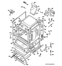 BODY PARTS Diagram and Parts List for PGB908SEM4SS  General Electric Range