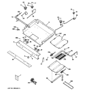 GAS & BURNER PARTS Diagram and Parts List for RGB790SEP3SA  Hotpoint Range