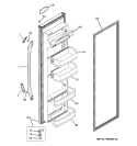 FRESH FOOD DOOR Diagram and Parts List for GSS20DBTNWW  General Electric Refrigerator