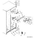 FRESH FOOD SECTION Diagram and Parts List for GSS22IBTNCC  General Electric Refrigerator