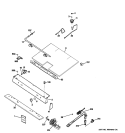 GAS & BURNER PARTS Diagram and Parts List for JGBS18MEN4BS  General Electric Range