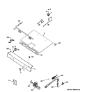 GAS & BURNER PARTS Diagram and Parts List for JGBS19DEN5WW  General Electric Range
