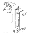 FREEZER DOOR Diagram and Parts List for GSE29KGYACWW  General Electric Refrigerator