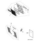 Part Location Diagram of WJ01X10366 GE CURTAIN Assembly