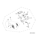 Part Location Diagram of WJ01X10367 GE SCREW ST3.5X13 PA