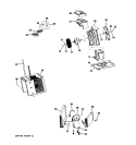 CABINET & COMPONENTS Diagram and Parts List for AEQ06LNH1  General Electric Air Conditioner